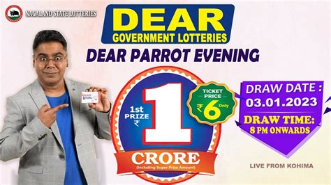 dear parrot evening tuesday weekly lottery